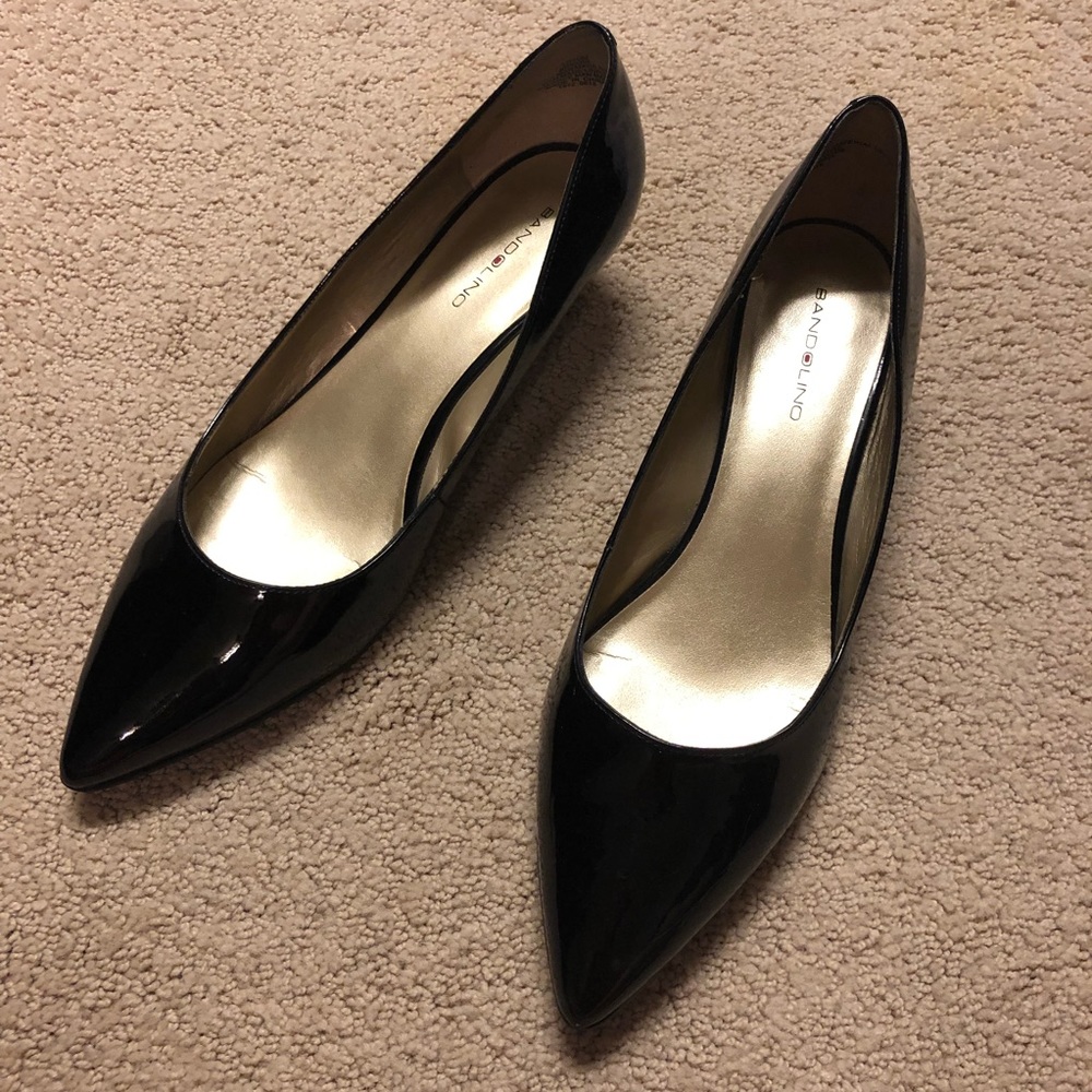 EUC Wedges from Bandolino, black 10.5m